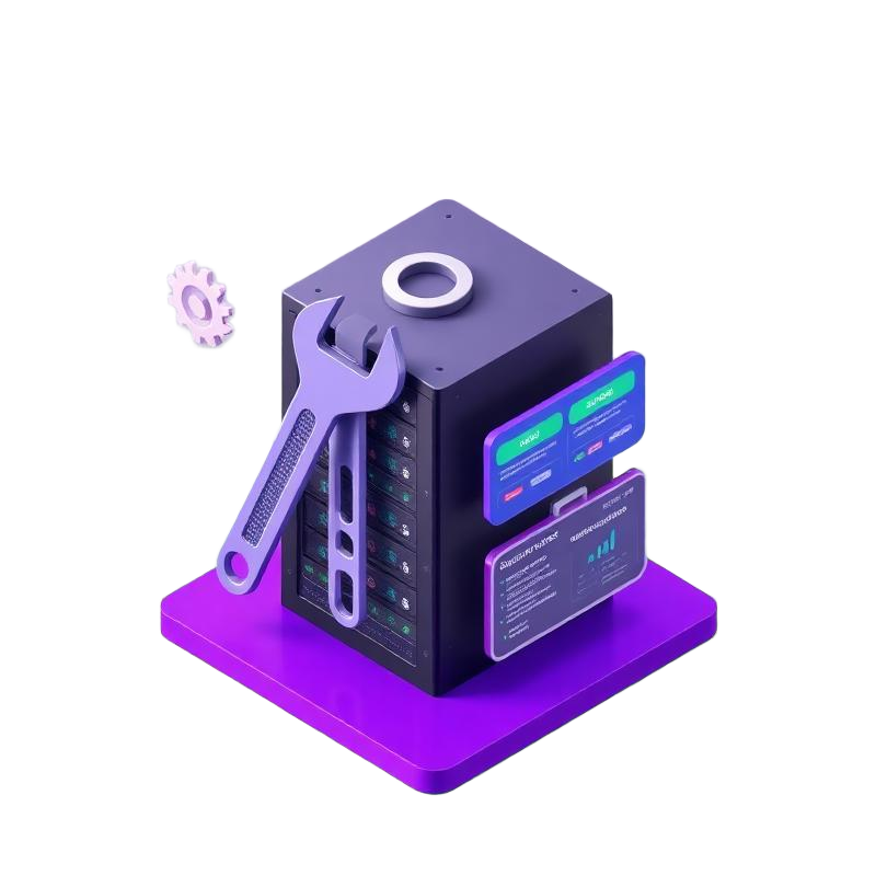 IT annual maintenance and monitoring illustration